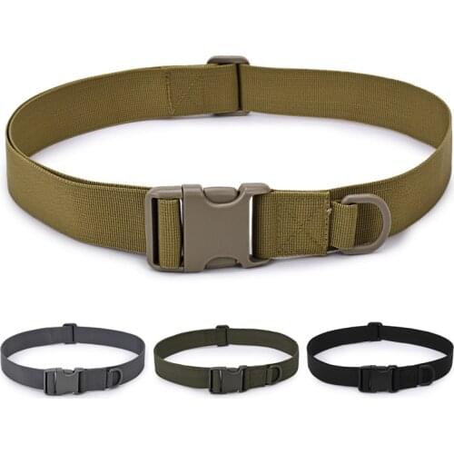 Men Adjustable Tactical Belt Buckle Tactical Bag Waistband Military Rescue Useful Sport Belt Series In Multiple Pockets