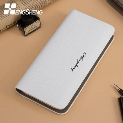 HENGSHENG Men wallets purses mens clutch purse carteras wallet leather carteira masculine walet monedero portefeuille homme