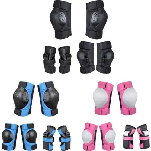Roller Skates Cycling Skatings Scooter Riding Sports for Kids/Youth Knee Pad Elbow Pads Guards Protective Gear Set
