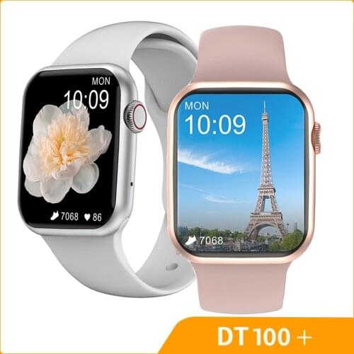 New Xiaomi Youpin Smart Watch Men Women DT100 Pro Heart Rate Sleep Monitor Bluetooth Call Smartwatch Custom For Phone Huawei