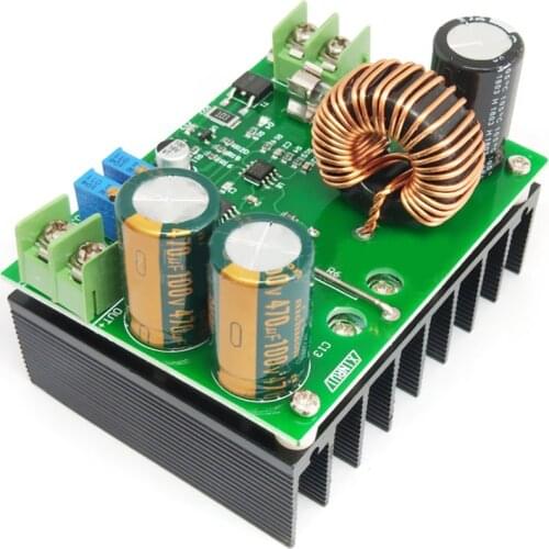 DC/DC Boost Converter 10-60V to 12-80V Step-up Voltage Regulator 600W Auto Power Supply Transformer Adjustable Output Volt Contr