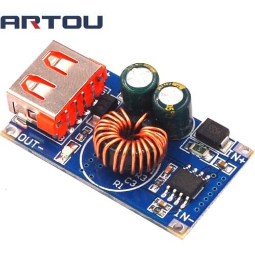 USB DC Step-Down Module 12V 24V To QC2.0 QC3.0 Fast Charge Mobile Phone Charging Board For Apple Huawei FCP Quick Charger