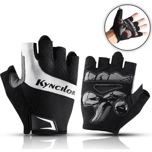 KoKossi Half-finger Cycling Gloves Breathable High Elasticity Non-Slip Shockproof Men Women Climbing Fishing Sports Gloves