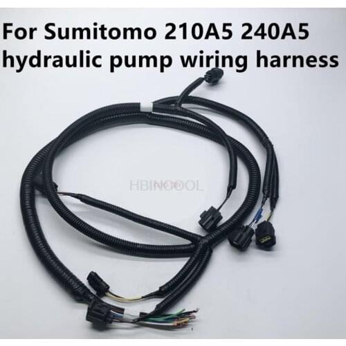 Suitable for Sumitomo Excavator 210A5 240A5 hydraulic pump wiring harness high quality excavator accessories free mail
