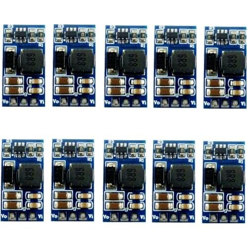 10pcs 7W mini 5V 6V 9V 12V DC DC Boost Step-up Converter Boost Module for 18650 USB Portable device Instrumentation modification