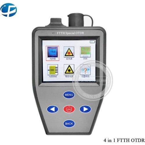2021 Mini FTTH OTDR Optical Fiber Tester Fault Breakpoint Optical Fiber Fault Locator OPM VFL OTRD SLS 4 in 1 Otdr Free Shipping