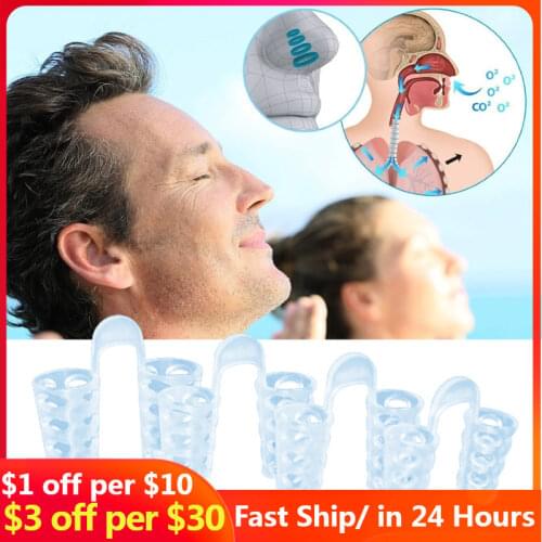 4PCS /set Snoring Solution Anti Snoring Devices Professional Snore Stopper Nose Vents Snore Nasal Dilators For Better Sleep
