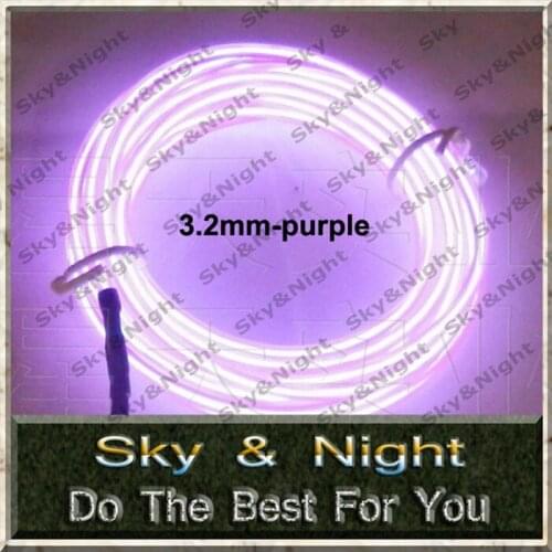 5M-3.2MM Neon light/EL rope+ 3V-Inverter/controller with Free shipping