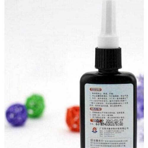 50ML K-300 UV Glue Curing Adhesive Transparent Crystal Glass Bonding Repair Liquid Glue B99