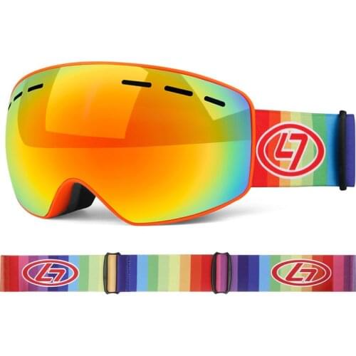 Children Ski Sunglasses Double-Layer Snow Googles Anti Fog Snowmobile Mask Skiing Snowboard Glasses for Kids