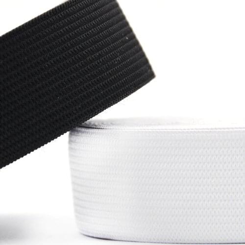 10-50mm 1-5 Meter White Black Elastic Band DIY Crafts Trouser Sewing Accessories Fabric Spandex Elastic Ribbon Webbing Garment