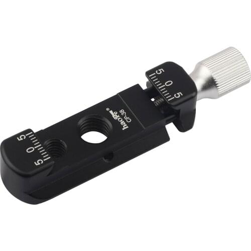 Haoge DSLR and Mirrorless Quick Release Clamp and Plate for Arca-Type Standard with 1/4” Thread 3/8” Locating Hole NATO Rail