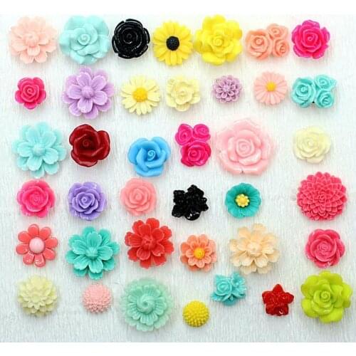 100pcs Flower Thumbtacks, Eclectic Mix Wild Flower Pushpin, Large Variety Floral Push Pin Pretty Pushpins, Cute Flower Tack