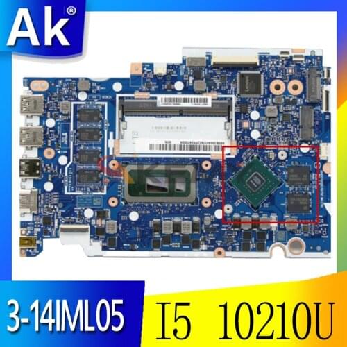 Mainboard For Lenovo ideapad 3-14IML05/V14 G1-IML Laptop motherboard GS452/GS552/GS752 NM-C781 W/ I5 10210U 4G GPU MX330 2G