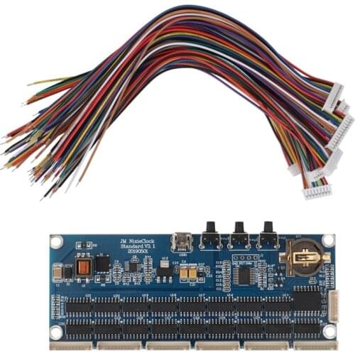 Micro-USB Diy Tube Glow Tube Clock Kit Module Core Board IN14 QS30 IN12 Universal PCBA Board