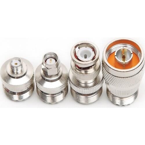 Connector Adapter Mobile Radio Antenna SO239/PL259/UHF Male Coaxial Connector to Walkie Talkie SMA-Female/SMA-Male/BNC/SL16