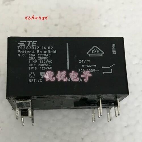 New bulk Tyco T92S7D12-24-02 24V 30A high power relay DC24V