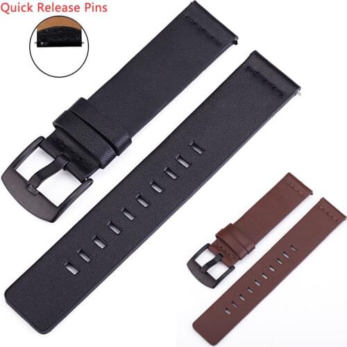 Genuine Leather Watchband Soft Genuine Leather Watch Strap 18mm 20mm 22mm 24mm Watch Band Watch Belt
