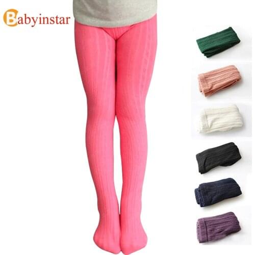 Spring Autumn Girls Tights Cotton Soft 2-10Yrs Kids Pantyhose Children Stocking For Girls Dance Tights
