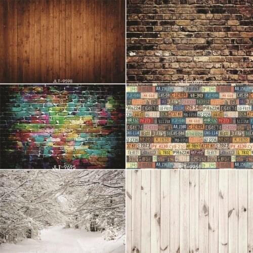SHUOZHIKE Vinyl Custom Photography Backdrops Prop Wooden Planks Photography Background JL-01