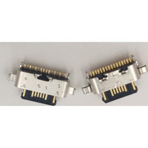 50Pcs USB Charger Charging Dock Port Connector For Motorola Moto One Fusion Plus XT2067 Macro Power XT2016 XT1942 Type C Plug