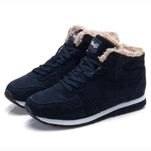 Women Boots Plus Size 35-47 Couple Winter Sneakers For Winter Boots Shoes Woman Keep Warm Ankle Botas Mujer Snow Boots Female