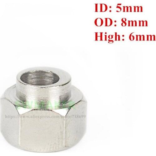 10pcs Height 6mm Eccentric Spacer bore 5mm OD 8mm for Openbuilds Reprap 3D printer OX/Shapeoko CNC DIY parts