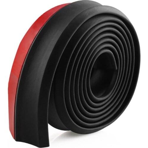 2.5m Car Bumper Lip Protector Car Front Bumper Lip Rubber Strip Sticker Anti Scratch Protector Body Kit Car Styling Accessories