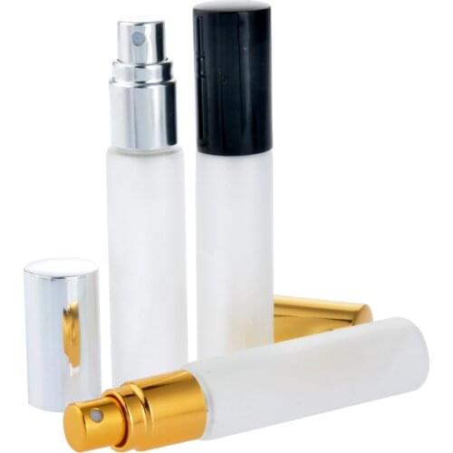 30pcs/lot 10ml Portable Glass Perfume Bottle Aluminum Atomizer Empty Cosmetic Container New