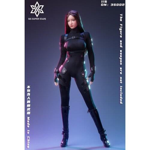 3STOYS 3S002 1/6 Female Agent Stealth Costume Soldier Clothes Model Fit 12 inch Body In Stock