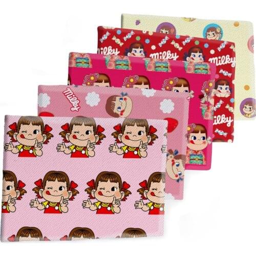 50*145CM PEKO Fabric Japan Comic Printed Polyester Cotton Twill Fabric Patchwor Printed