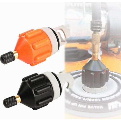 Rowing Boat Air Valve Adaptor Sup Board Kayak Pump Adapters Inflatable Air Valve Attachment Kayak Accessories Parts Kayak Boat