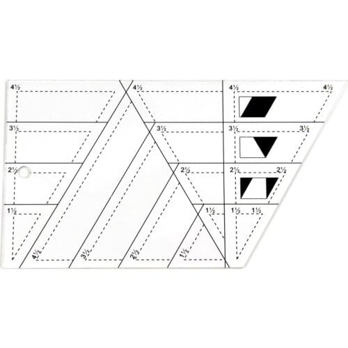 Acrylic Sewing Ruler Fashion Easy Patchwork Ruler DIY Template for Quilting Sewing Painting