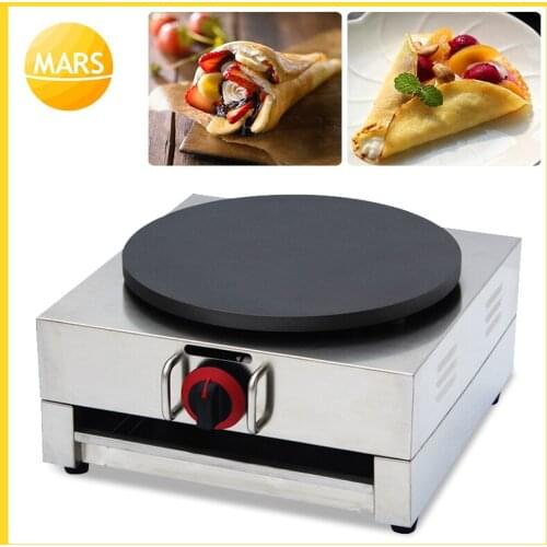 40CM Single Head LPG Gas Crepe Maker With Tools/ Commercial Stainless Steel Crepe Maker Machine