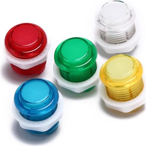 Arcade Push Button 24mm Led Illuminated 5v Push Buttons Built-in Switch For Arcade Joystick