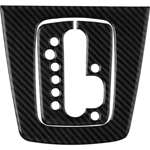 For Audi A4 B7 S4 2005-2008 Car Interior Decoration Carbon Fiber Gear Panel Automatic Gear Sticker Cover Car Styling Accessories