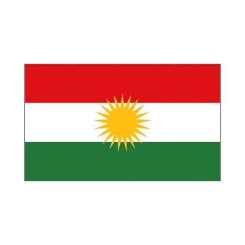 90x150 CM Kurdistan Flag Kurdish Hanging Flag for Decoration