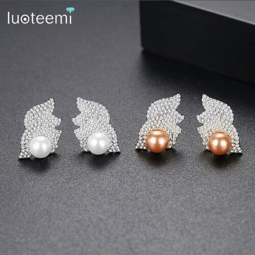 LUOTEEMI Stud Earrings