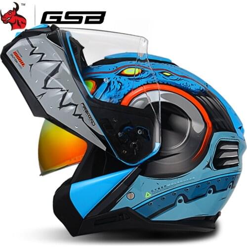 Mens Motorcycle Helmet Warm Casco Moto Helmet Motorcycle Casque Moto Modular Dual Lens Helmets Full Face Moto Helmets L-3XL