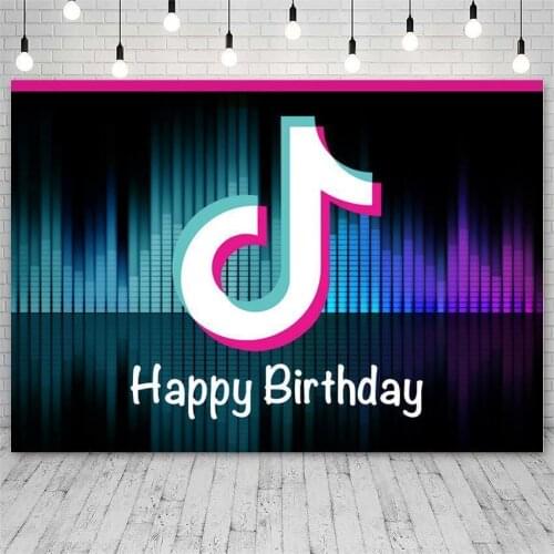 Musical Symbol Nitree Background For Photo Studio Beating Audio Frequency Birthday Party Photography Backdrop Photo Booth