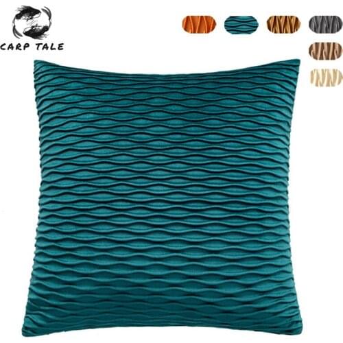 Modern Pillowcase Solid Color Velvet Cushion Cover For Sofa Car Room Home Decor 45*45cm Pillow Cover Decorative Throw Pillow