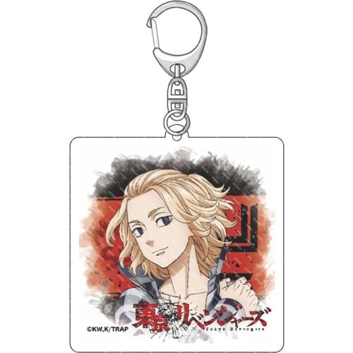 New Tokyo Revengers Acrylic Keychain Anime Character Mikey Draken Chifuyu Pendant Keyring Cosplay Bag Jewelry