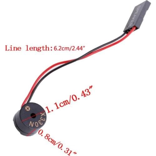 New For PC Computer Motherboard Case Buzzer Board Beep Alarm Mini Plug Speaker