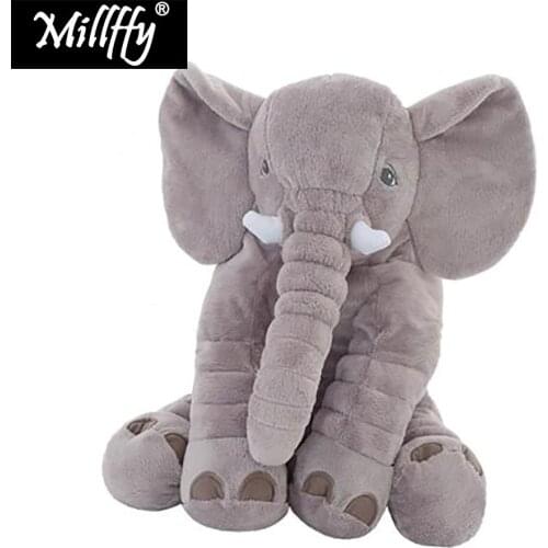 Dropshipping 40/60cm Infant Plush Elephant Soft Appease Elephant Playmate Calm Doll Baby Toy Elephant Pillow Plush Toys Stuffed