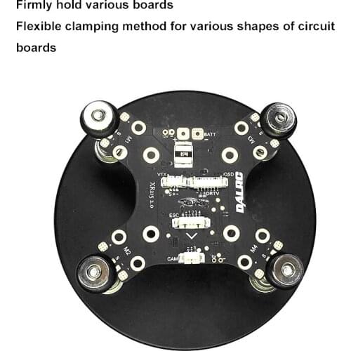 Strong Magnetic PCB Holder Printed Circuit Board Vise Soldering Assembly Stand Clamp Fixture With 4 Support Pillar