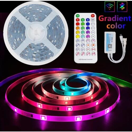 LED Strip Lights RGB 5050 Waterproof Lamp Flexible Tape Diode Bluetooth Dream Color luces led 5M10M DC12V Music Control For Room