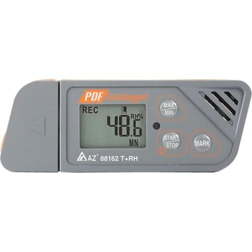 High-precision thermistor sensor AZ88162 digital USB interface temperature and humidity logger humidity thermometer data logger