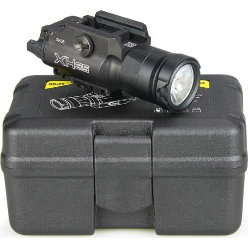 XH35 Weapon Light Tactical Flashlight Airsoft Dual Output Ultra-High White LED Brightness Strobe Adjustment Light GZ15-0130