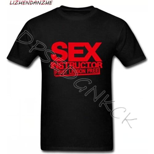 Sex Instructor Funny Creative Mens Men T Shirt Tshirt 2020 New Short Sleeve O Neck Cotton Casual T-shirt Top Tee 071