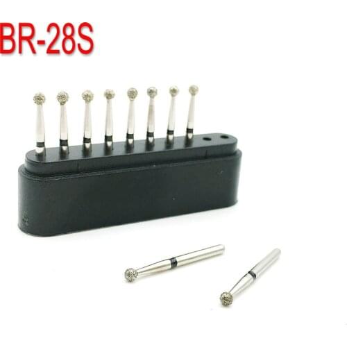 10pcs/box Dental Diamond Burs Drills Super Coarse Polishing Burs for High Speed Handpiece FG 1.6mm